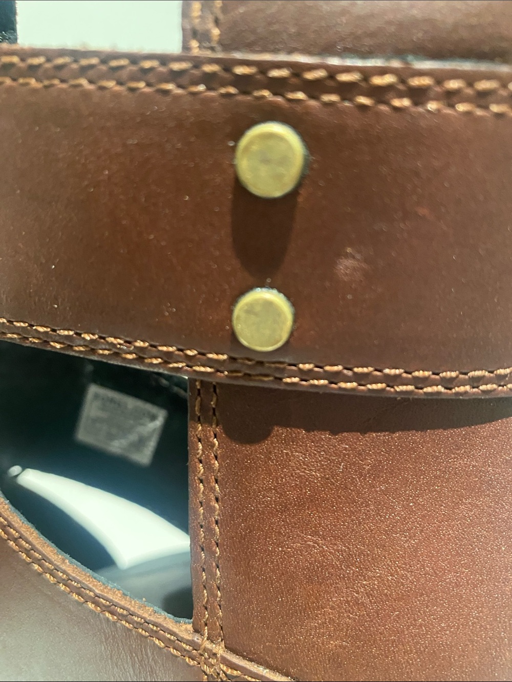 NEW Sorel Platform Shoes With Cut Outs Brown And Black. Size 8. - Picture 6 of 15